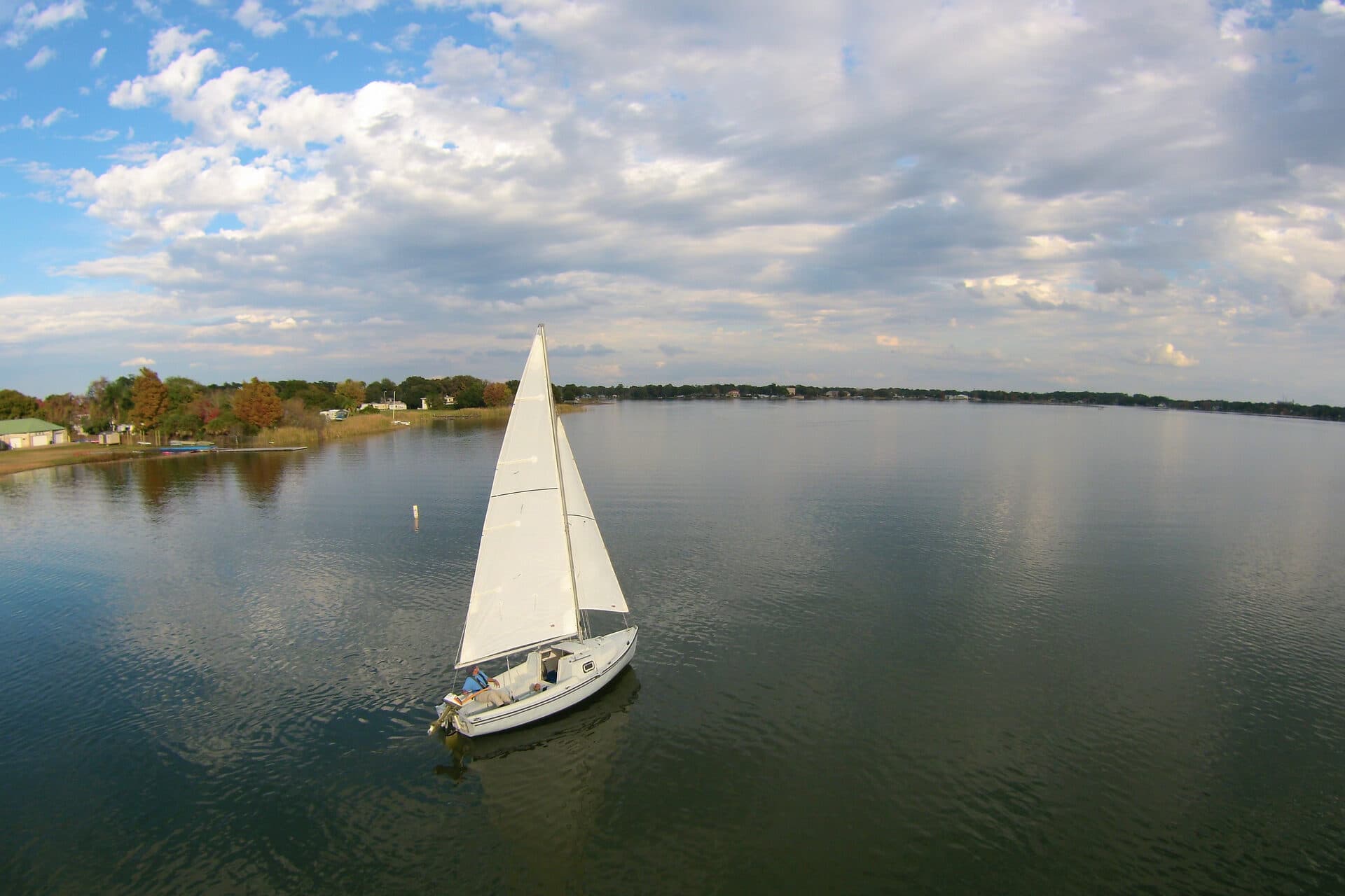 Lake Fairview Marina property with boats and spring-fed lake